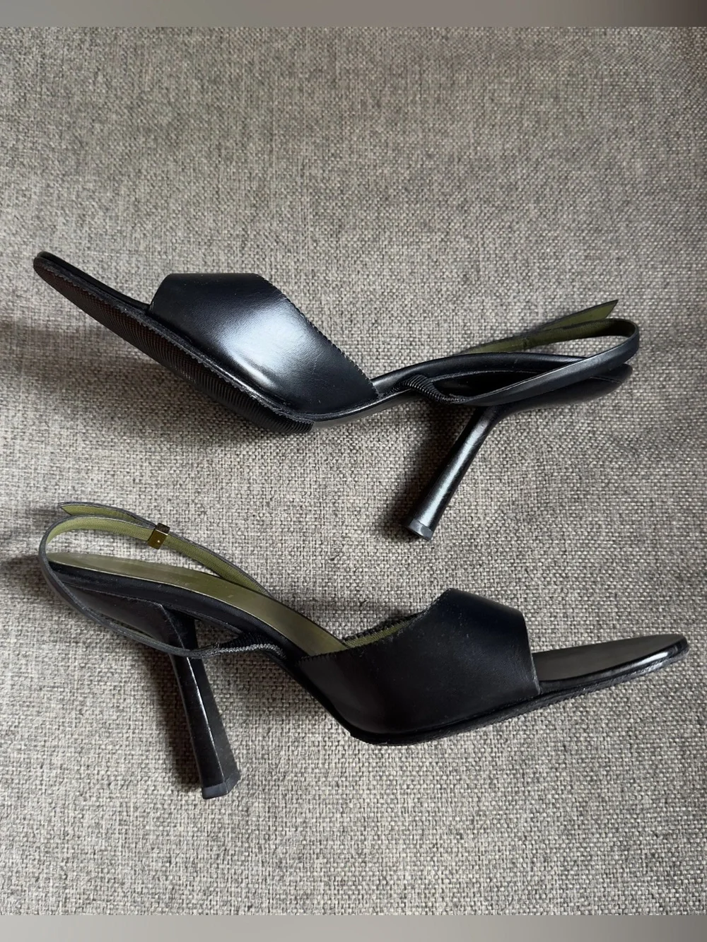 Vintage Gucci x Tom Ford black slingback heels - Picture 4 of 8